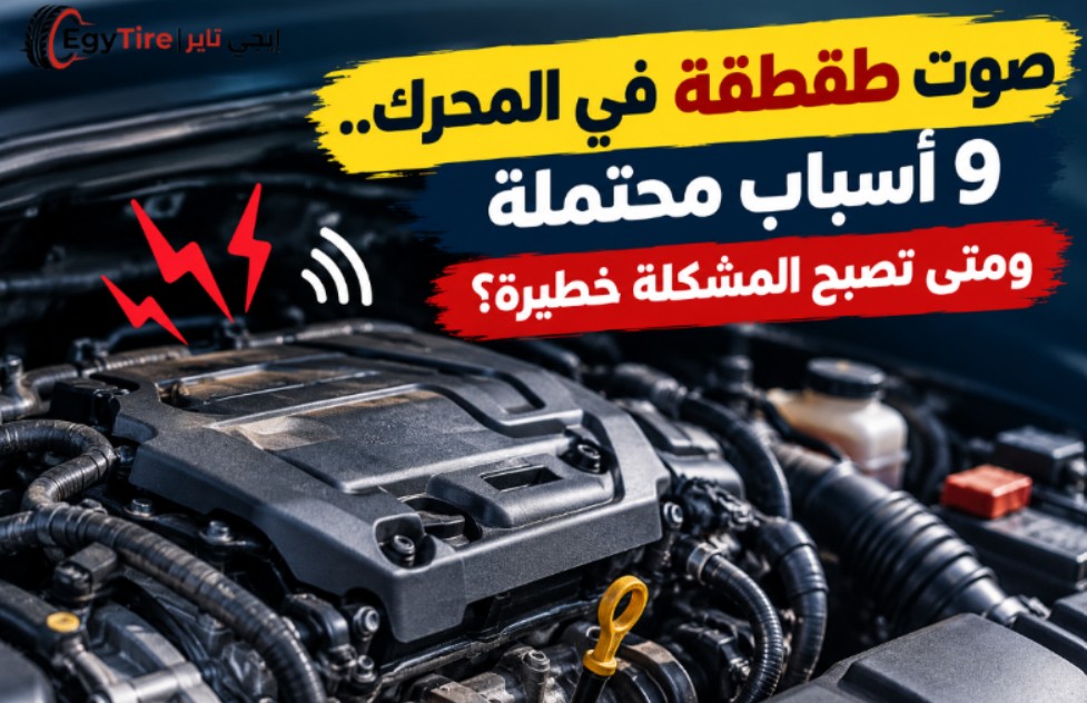 صوت طقطقة في المحرك.. 9 أسباب محتملة ومتى تصبح المشكلة خطيرة؟